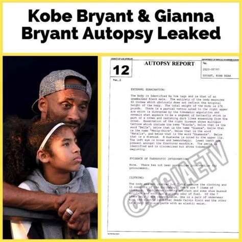 gigi.bryant autopsy|Gianna Bryant 